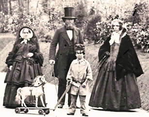 Wealthy Victorian Child and Family