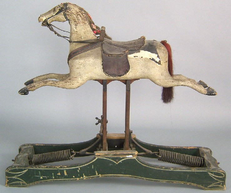 Victorian Toys and Games - Rocking horse