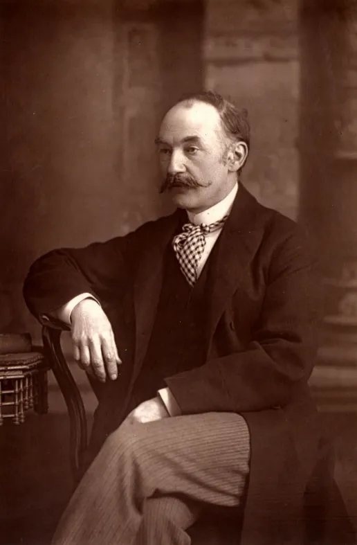 Portrait of Thomas Hardy, Victorian novelist