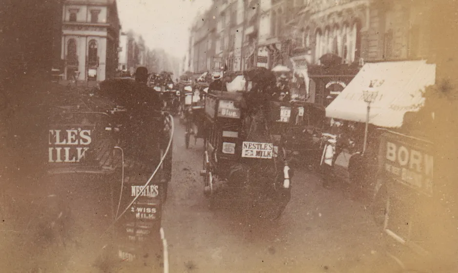 Victorian horse-drawn omnibus