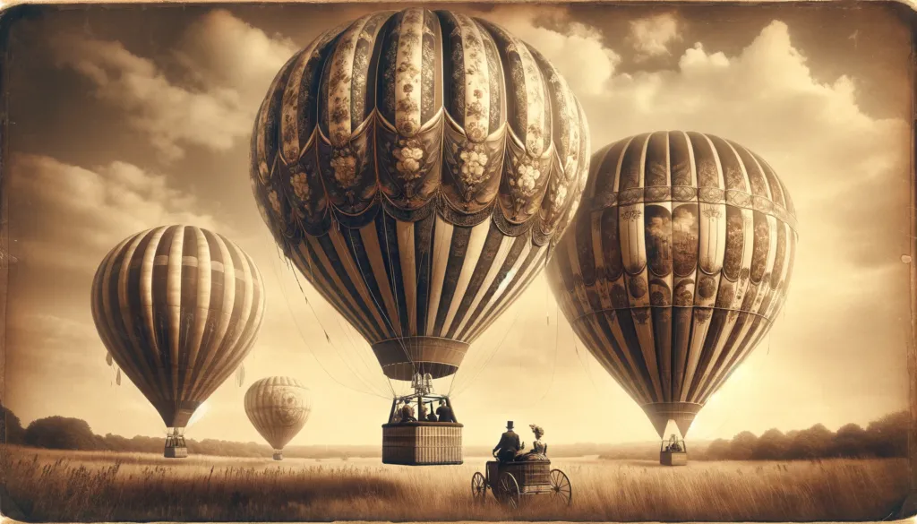 Victorian hot air balloons