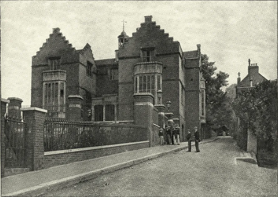 A Victorian schoolroom with children