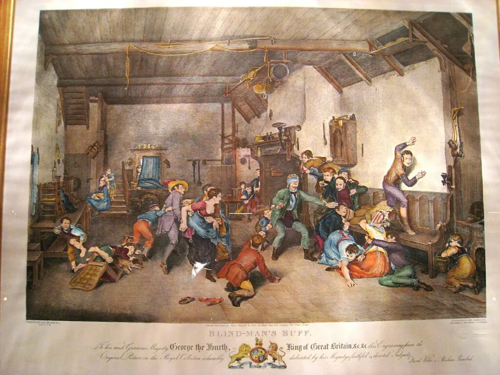 Blind Man's Buff, a Victorian parlour game