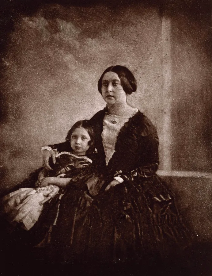 Queen Victoria with Princess Royal Victoria, circa 1844