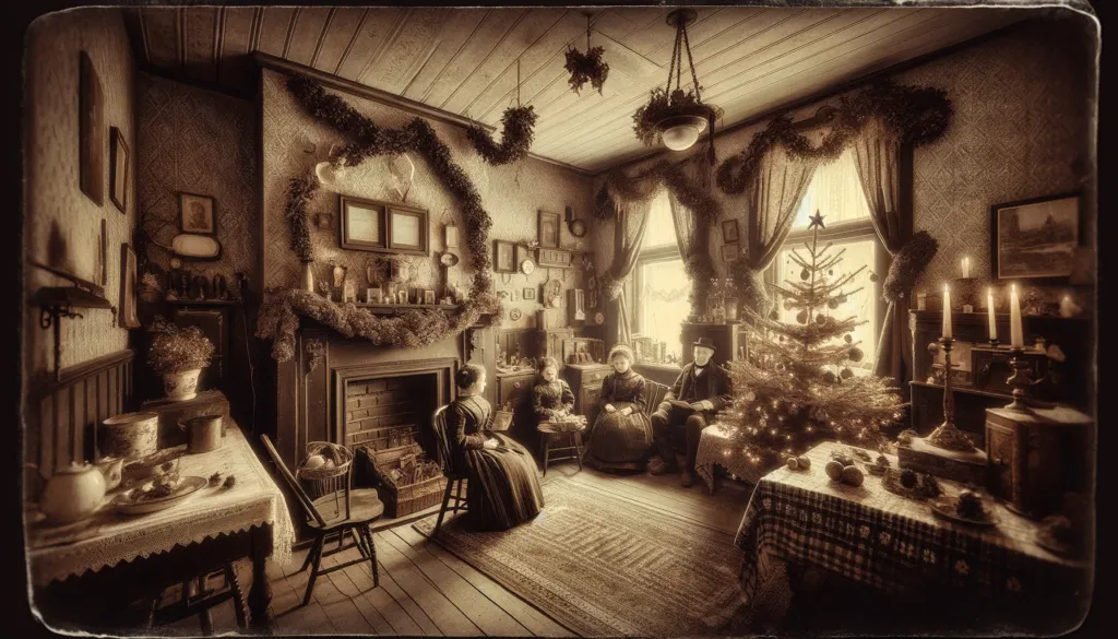 A Victorian Christmas celebration