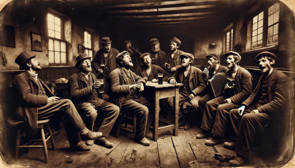 Victorian folk singing performance