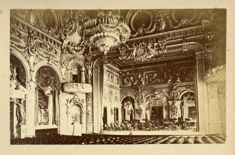 A Victorian music concert hall
