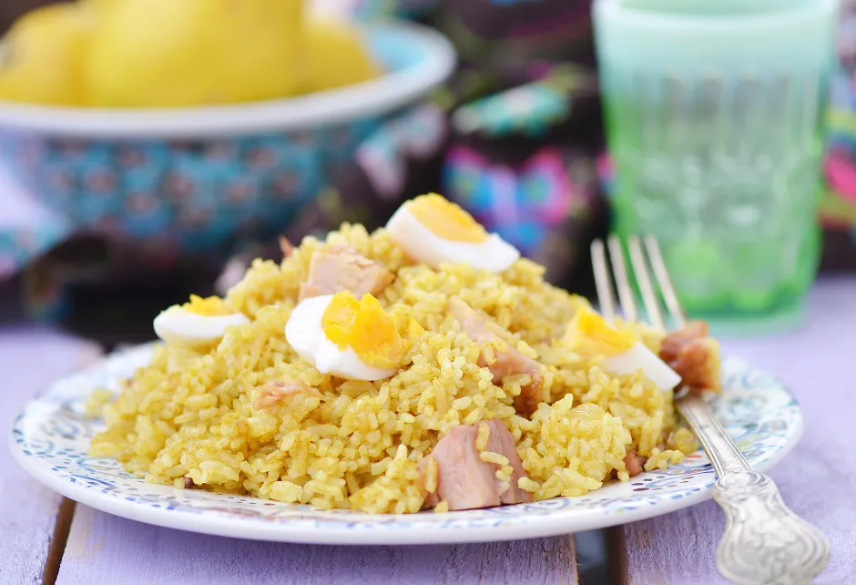 Kedgeree, a popular Victorian breakfast dish