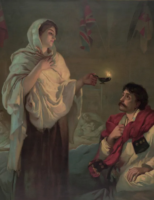 Florence Nightingale, the Lady with the Lamp