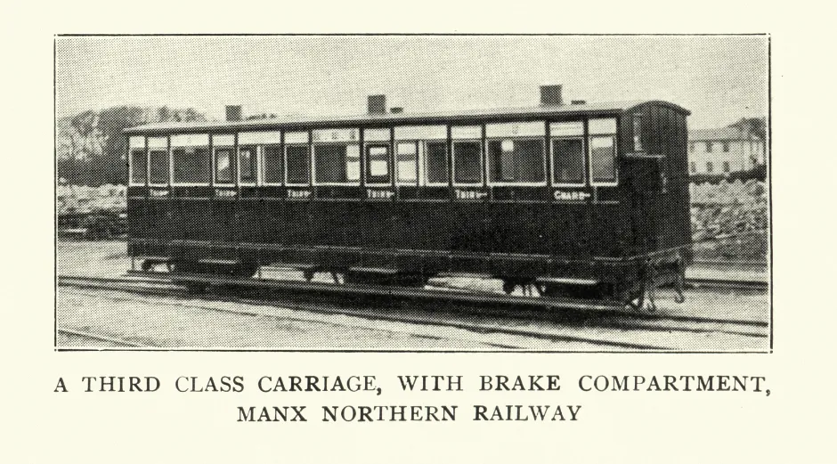Interior of a Victorian train carriage
